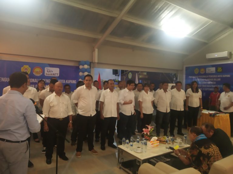 Pengukuhan pengurus POBSI Kota Kupang periode 2019--2023. (Ist)